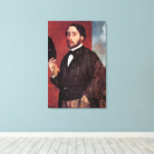 Toile Autoportrait, par Edgar Degas, (Insitu (Plancher de Bois))