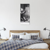 Toile Autoportrait Peinture de la muse de bande dessinée (Insitu(Chambre))