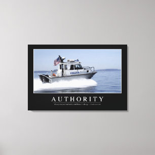 Toile Autorité : Citation inspirée