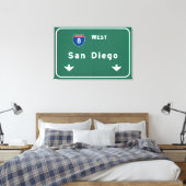 Toile Autoroute Interstate Highway San Diego California  (Insitu(Chambre))