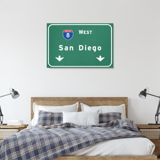 Toile Autoroute Interstate Highway San Diego California (Insitu(Chambre))