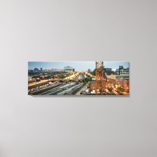 Toile Autoroutes convergentes de Chicago Panoramique