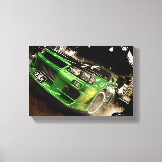 Toile Autosalon Skyline R34 (Recto)