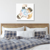 Toile Autour du monde en 80 jours (Insitu(Chambre))