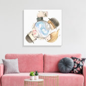 Toile Autour du monde en 80 jours (Insitu(Salon))