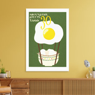 Toile Autour du régime en 30 œufs