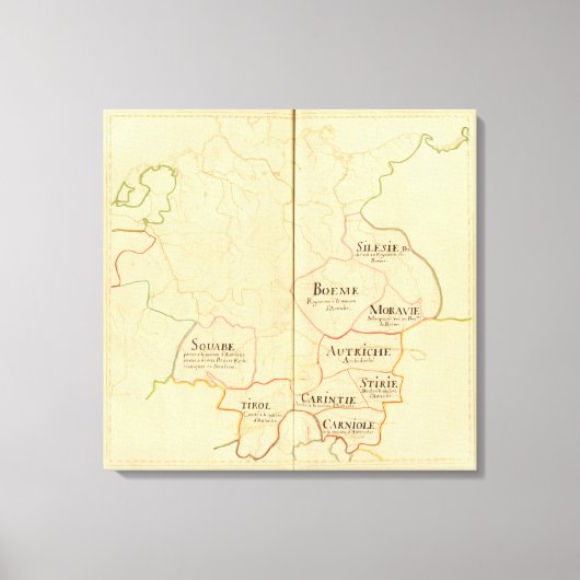 Toile Autriche et République tchèque (Recto)