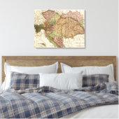 Toile Autriche-HongrieCarte panoramiqueAutriche-Hongrie (Insitu(Chambre))