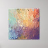 Toile Autumn Abstract Brushstrokes (Recto)