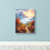Toile Autumn Daydreams | Fall Mountain Landscape Painted (Insitu (Plancher de Bois))