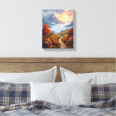 Toile Autumn Daydreams | Fall Mountain Landscape Painted (Insitu(Chambre))