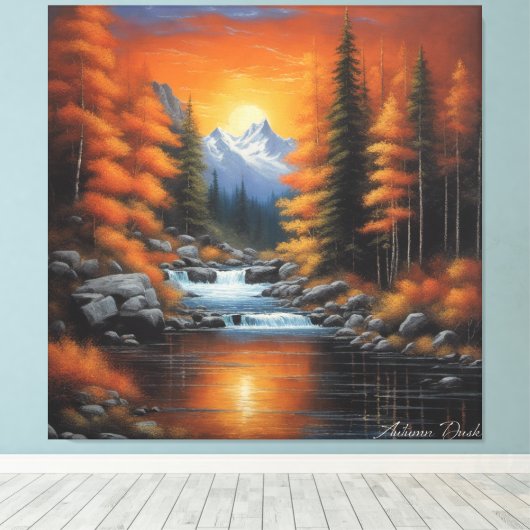 Toile Autumn Dusk 01 (Insitu (Plancher de Bois))