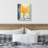 Toile Autumn Flower Vase Watercolor (Insitu(Chambre))