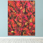 Toile "Autumn Rains", acrylic, abstract, impressionism (Insitu (Plancher de Bois))