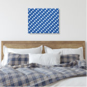 Toile aux étoiles blanches (Insitu(Chambre))