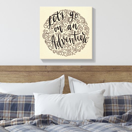 Toile Avançons dans une aventure (Insitu(Chambre))