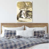 Toile Avarice in the Kitchen, d'une série de gravures de (Insitu(Chambre))