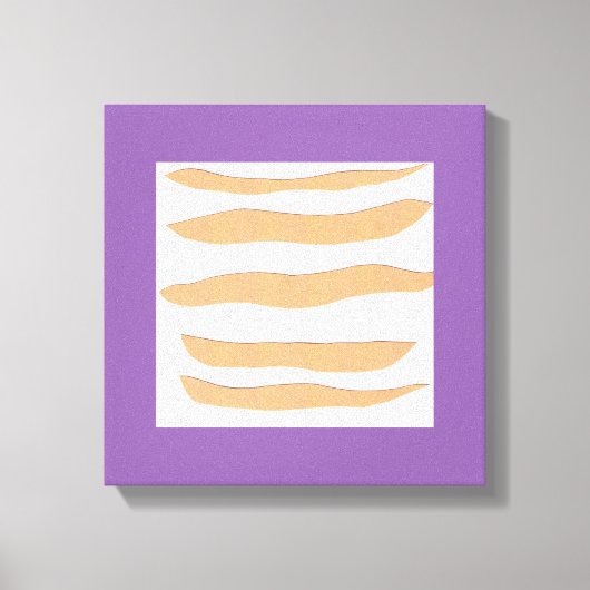 Toile avec bandes de tigres (Recto)