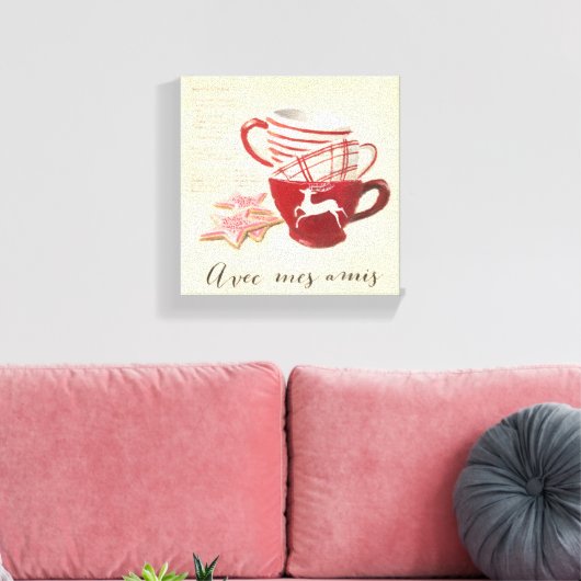 Toile Avec Mes Amis (Insitu(Salon))