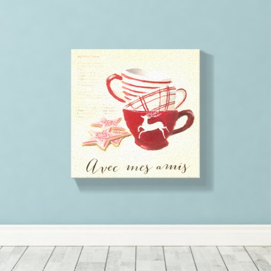 Toile Avec Mes Amis (Insitu (Plancher de Bois))