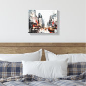 Toile avec New York City, paysage peint. (Insitu(Chambre))