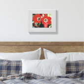 Toile avec tulipes rouges (Insitu(Chambre))