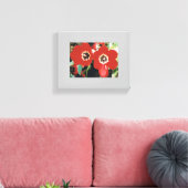 Toile avec tulipes rouges (Insitu(Salon))