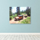 Toile aventure Jeep rubicon moutain (Insitu (Plancher de Bois))
