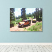 Toile aventure Jeep rubicon moutain (Insitu (Plancher de Bois))