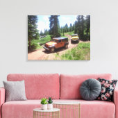 Toile aventure Jeep rubicon moutain (Insitu(Salon))