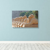 Toile Avenue des sphinx dans le temple de Karnak - Egypt (Insitu (Plancher de Bois))
