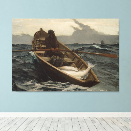 Toile Avertissement sur le brouillard (Insitu (Plancher de Bois))