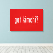 Toile avez-vous du kimchi? (Insitu (Plancher de Bois))