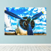 Toile Aviation pour toujours (Insitu (Plancher de Bois))