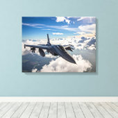 Toile Avion à réaction de l'armée (Insitu (Plancher de Bois))