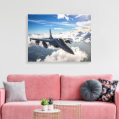 Toile Avion à réaction de l'armée (Insitu(Salon))