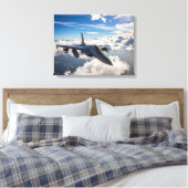 Toile Avion à réaction de l'armée (Insitu(Chambre))