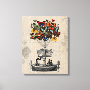 Toile Avion Butterfly