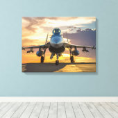 Toile Avion de chasse (Insitu (Plancher de Bois))