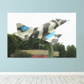 Toile Avion de combat argentin (Insitu (Plancher de Bois))