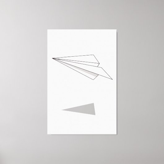 Toile Avion en papier (Recto)