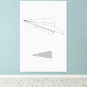 Toile Avion en papier (Insitu (Plancher de Bois))
