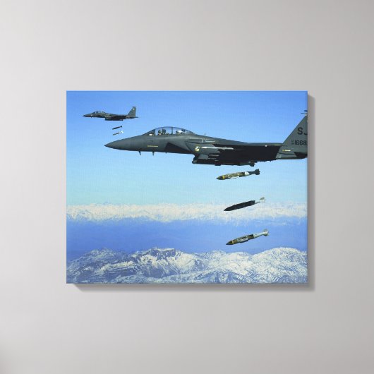 Toile Avion F-15E Strike Eagle de l'US Air Force (Recto)