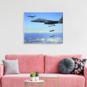 Toile Avion F-15E Strike Eagle de l'US Air Force (Insitu(Salon))