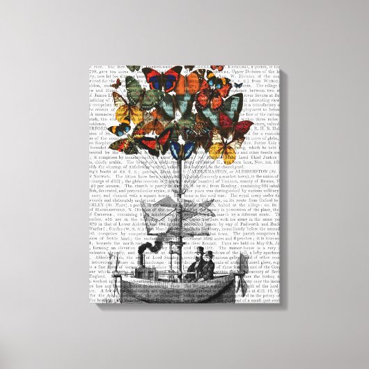 Toile Avion papillon (Recto)