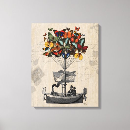 Toile Avion papillon (Recto)