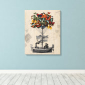 Toile Avion papillon (Insitu (Plancher de Bois))