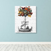 Toile Avion papillon (Insitu (Plancher de Bois))