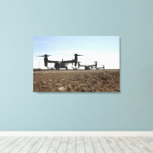 Toile Avion tiltrotor V-22 Osprey (Insitu (Plancher de Bois))
