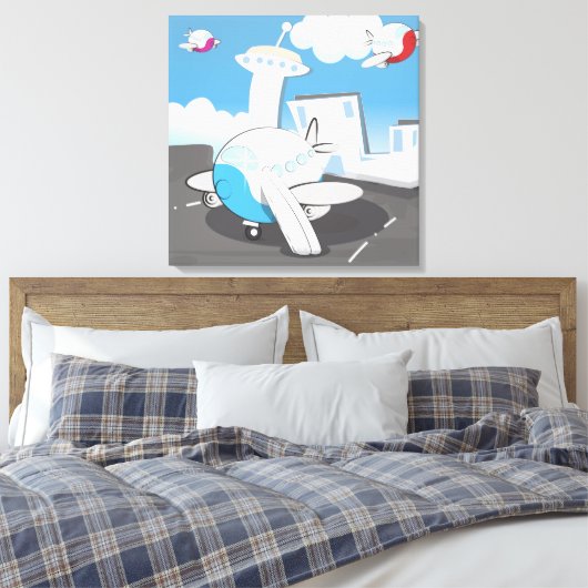 Toile Avions de jouets (Insitu(Chambre))